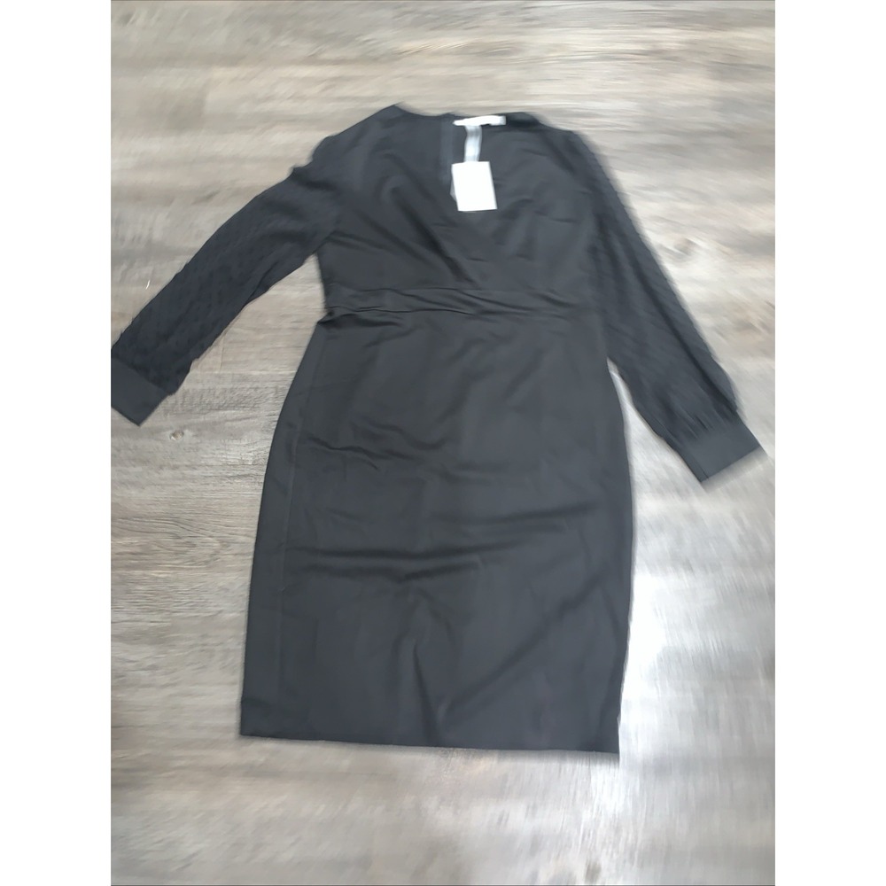 Grace Karin NWT Women’s Black Sheath Long Sleeve Knee Length Dress Xl
